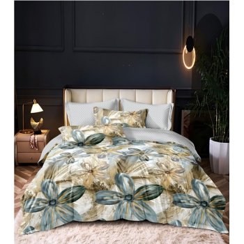 Komplet z satyny bawełnianej 200 x 220 cm